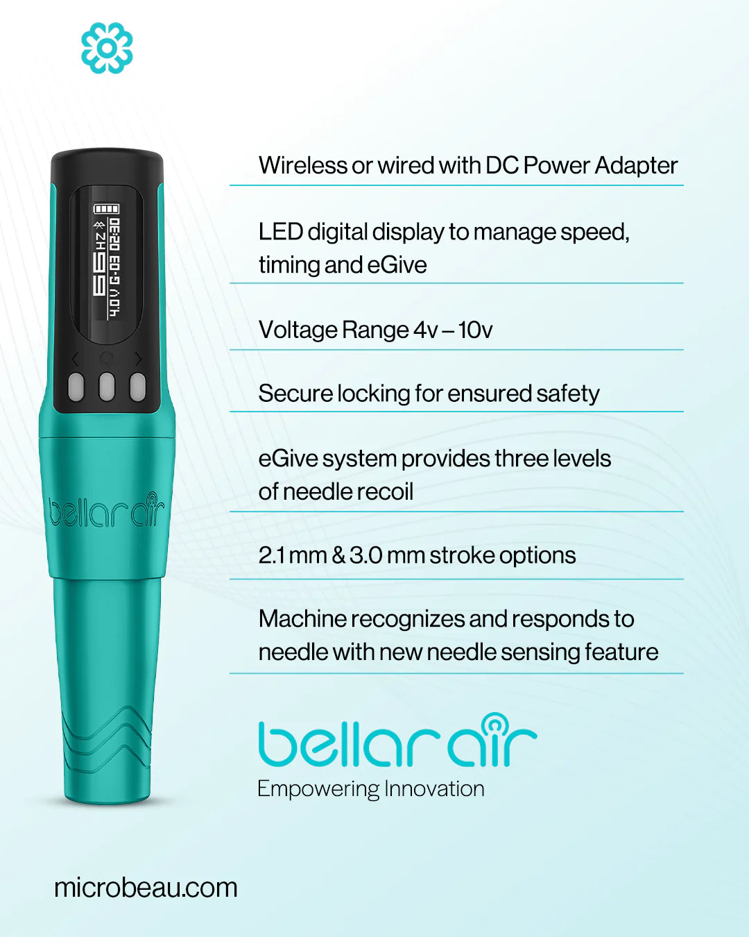 Bellar Air Microbeau Blue