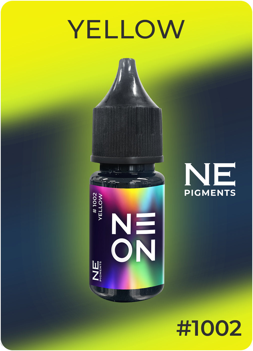 Yellow Neon tattoo pigment #1002 NE Pigments