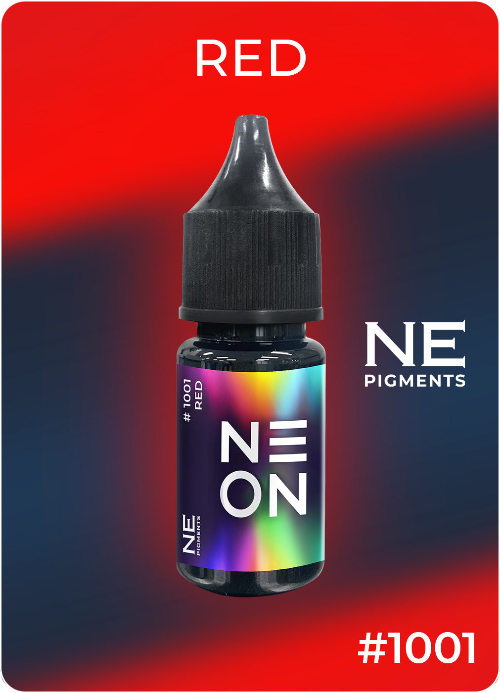 Red Neon tattoo pigment #1001 NE Pigments