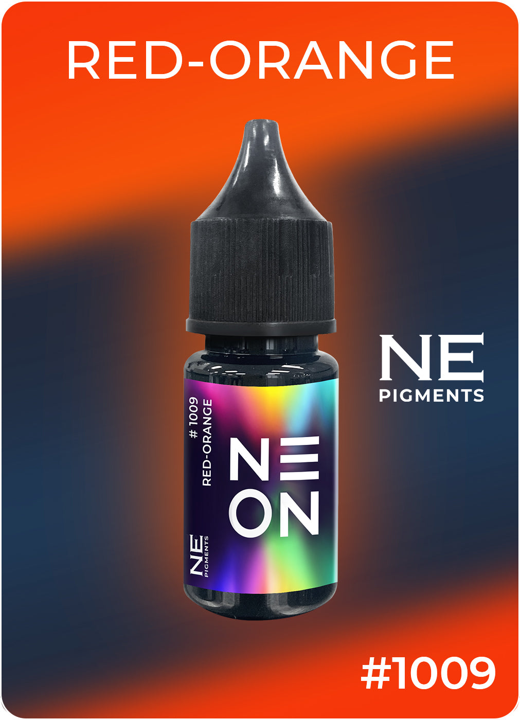 Red-Orange Neon tattoo pigment #1009 NE Pigments