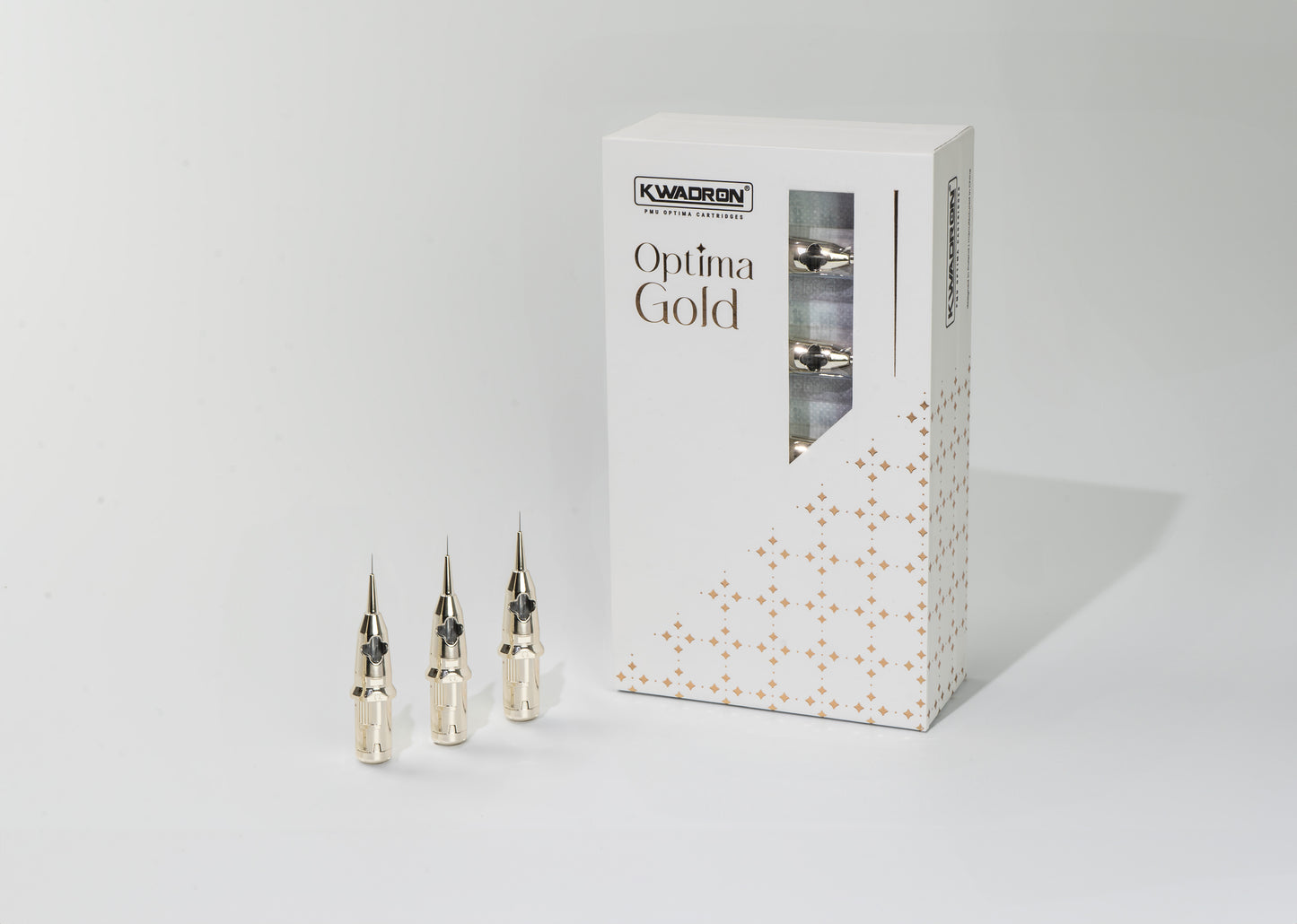Kwadron Optima Gold PMU Cartridges 30 / 1 RLLT (Round Liner Long Taper)