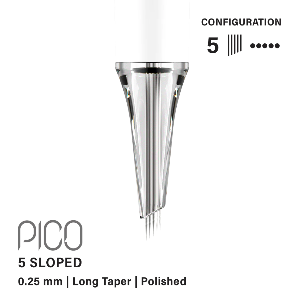 Vertix Pico Sloped 5 / 0.25 mm Long Taper (20 pack)