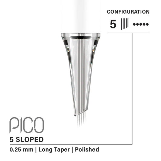 Vertix Pico Sloped 5 / 0.25 mm Long Taper (20 pack)